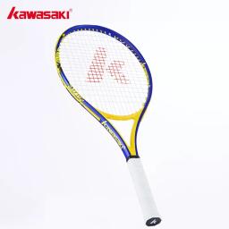 Kawasaki-Raquete De Tênis De Fibra De Carbono Com Moldura Oval, Raquete De Treinamento Iniciante, Mulheres E Homens - Image 5