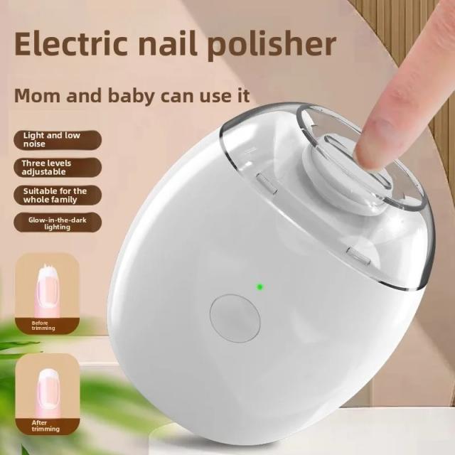 Aparador de Unhas Elétrico Recarregável Segurança para Adultos e Crianças