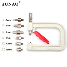 Junao 4 5 6 8 10 12mm pérola configuração máquina ferramentas contas rebite máquina de fixação para chapéu sapatos roupas diy artesanato acessórios - Image 3