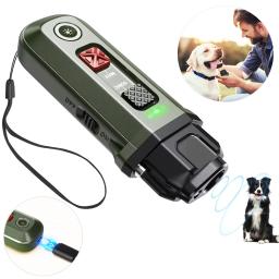 Anti-Latido, Recarregável, Extra Longo, Suspensão para Cães, Suprimentos para Animais de Estimação, Luzes de Flash, 2 em 1 - Image 1
