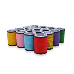 1pc 0.4/0.5/0.6mm couro redondo encerado cabo de couro artesanato fio corda cinta colar corda para fazer jóias diy fio - Image 1