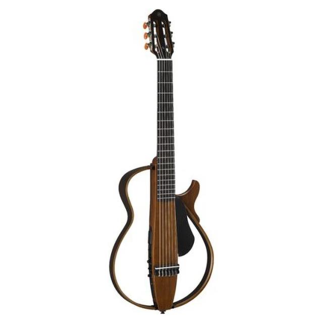 Guitarra Acústica Portátil Yamaha SLG200N de 38" para Iniciantes e Adultos - Modelo Mudo