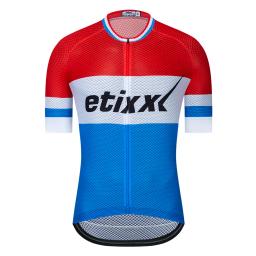 Camisola masculina de ciclismo, manga curta, camisa de bicicleta MTB, roupa de ciclismo, secagem rápida, ao ar livre, corrida, verão, novo, 2022 - Image 1
