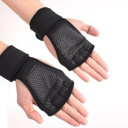 Luvas de treinamento de levantamento de peso para mulheres homens fitness esportes construção do corpo ginástica apertos ginásio mão palma protetor de pulso luvas - Image 5