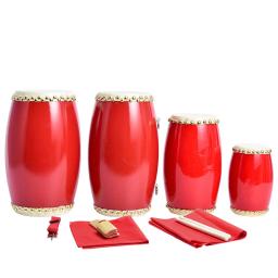 Instrumento de Percussão de Couro Chinês, Portátil, Profissional, Dança Folclórica, Brinquedo Adulto, Mão, Simples, Bateria, Chinês - Image 6