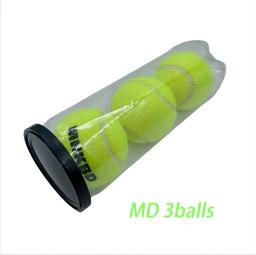 3 pçs mhknd padel bolas de borracha de fibra de alta elasticidade para treinamento de competição adulto cão de estimação jogando bolas ao ar livre durável - Image 1
