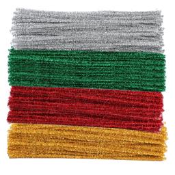 Fenrry 100 peças limpadores de cachimbo haste de chenille cor brilhante para limpadores de cachimbo diy artes artesanato decorações hastes de chenille - Image 1