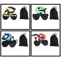 Banda De Resistência De Natação De Fitness, Mão Webbed Paddle, Treinamento De Braço De Natação, Puxar Corda, Treino De Ginástica, Treinador De Força, 20-60lb - Image 5