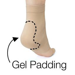 Tornozelo osso proteção meias, mangas maleolar com almofadas de gel para patinação artística, hóquei, rolo, esqui, caminhadas, botas de equitação, 1 par - Image 4