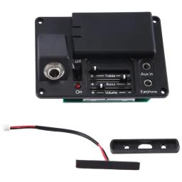 Transdutor elétrico do recolhimento do violoncelo silencioso com auscultadores, preto, macio, VPU-400, DIY, peças dos instrumentos, acessórios - Image 1