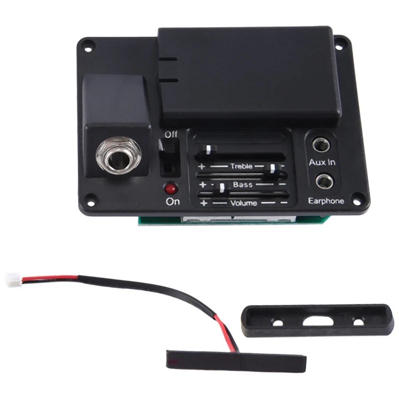 Transdutor elétrico do recolhimento do violoncelo silencioso com auscultadores, preto, macio, VPU-400, DIY, peças dos instrumentos, acessórios - Image 1