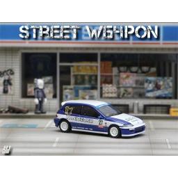 Modelo de carro Diorama Street Weapon, brinquedos em miniatura, coleção Diecast Racing, 1:64 EG6 TYPE R Kanjozoku, Osaka JDM - Image 2