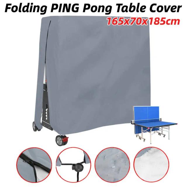 Capa de Armazenamento para Mesa de Pingue-Pongue 210D Oxford Impermeável e à Prova de Poeira