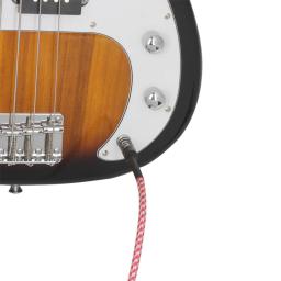 IRIN-Nickel Plug Cabo de Áudio para Guitarra Elétrica, Colorido, Baixo, Amplificadores, Peças, Acessório, 6m - Image 6
