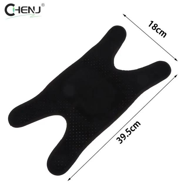 Joelheiras pretas para esportes, suporte para patela, ideal para dança de voleibol e ioga, masculino e feminino, protetor de fitness, 1 unidade