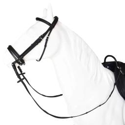 Bridle de cavalo Bridle de couro inglês com conjunto de reina antiderrapante Conjunto de reina de brigha segura e confortável - Image 3