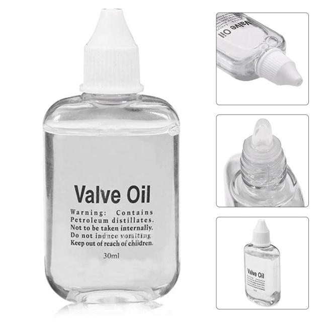 Óleo Lubrificante 30ml para Válvula de Instrumentos de Sopro como Saxofone, Clarinete e Trompete