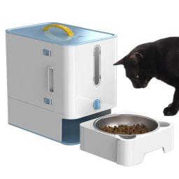 Recipiente de armazenamento de alimentos para animais, Caixa hermética com copo de medição Recipiente com trava, Selo à prova de umidade - Image 6