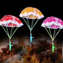 2-in-1 Jogando Parachute Toy Set Funny Toy Outdoor Game Acessórios Crianças - Image 3
