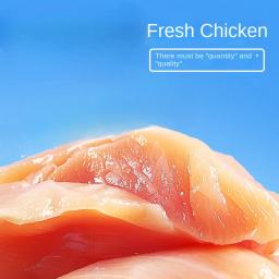 Comida Húmida para Gato Jovem, Atum de Frango, Enorda Nutricional, Petiscos para Animais, Tiras Líquidas, 90g - Image 3