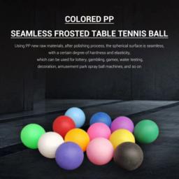 Bolas de ping pong para tênis de mesa, cores foscas, misturadas, duráveis e sem costura, 40mm, 30/50pcs - Image 5