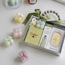 Vela pequena do cubo da bolha, estilo do Ins, velas perfumadas decorativas, decoração do quarto, recordações criativas para convidados do casamento - Image 4