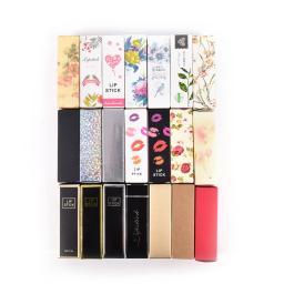 Embalagem De Presente De Papel Kraft Colorido, Caixa De Embalagem DIY, Tubo De Batom, Tubo De Bálsamo De Lábios, 5g, 25x25x88mm, 10Pcs - Image 2