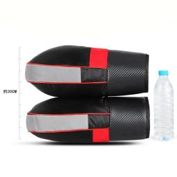 Motocicleta Guidão Muffs Luvas, Punho Quente, Impermeável, Windproof, Motorbike Grip, Tampa Térmica, Acessórios para Motocicleta, Inverno - Image 6