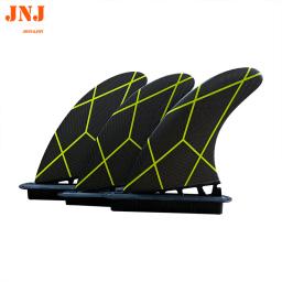 JNJ-FUTURE Prancha Fins, Mf Tamanho Grande Thruster, Feito de Fibra de Vidro e Honeycomb - Image 1