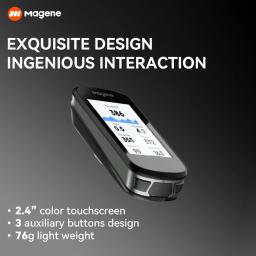 Magene-C506 GPS Navigation Bike Computador, Velocímetro WiFi, Tela Sensível Ao Toque Colorida, MTB Estrada Bicicleta Odômetro, Ciclismo Aviso De Treinamento - Image 2