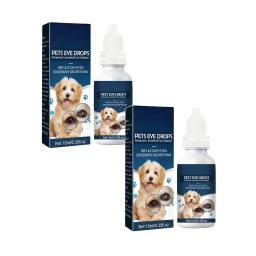Drops para solução avançada de Lanosterol, gotas lubrificantes oculares terapêuticas para cães e gatos, melhorar Pet Supplies, 10ml, 2pcs - Image 1