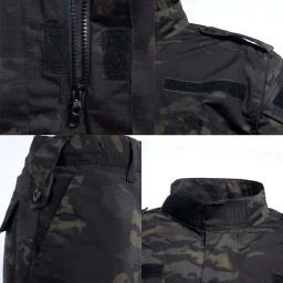 Uniforme militar para homens, camuflagem airsoft, terno tático, acampamento do exército, forças especiais, jaquetas de combate, calças, roupas do soldado - Image 6
