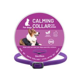 Cães gatos calmante feromônios colar dura 60 dias aliviar reduzir a ansiedade ou estresse 25 polegadas ajustável relaxante confortável - Image 1