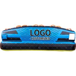 Personalização inflável rebocável esportes aquáticos, alta qualidade PVC tubo de barco, 4 pessoa, fábrica venda quente - Image 3