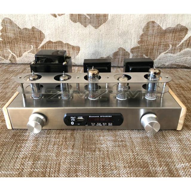 Amplificador de Áudio Tube DIY HiFi Classe A com Bluetooth 5.0, USB Player e Medidor de VU para 110V e 220V