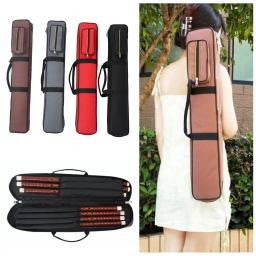 Lona flauta armazenamento Shoulder Bag, impermeável, grosso bambu flauta transportar saco, grande capacidade, estojo protetor - Image 1