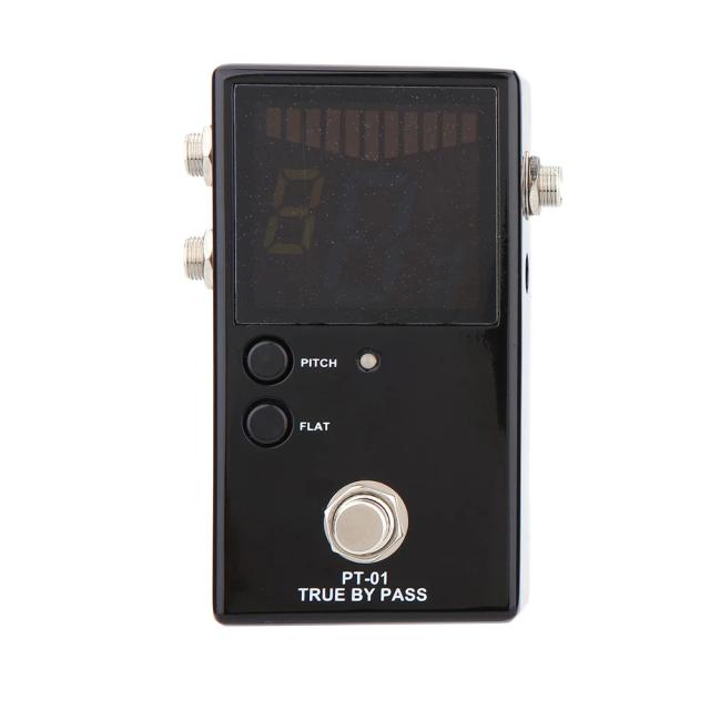 Pedal Afinador Compacto para Guitarra, Baixo, Violino e Ukulele - Acessório Essencial para Músicos