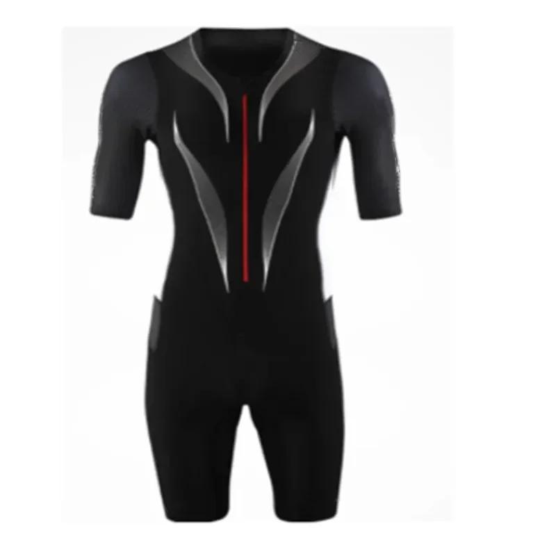 Terno de triatlo masculino roupas de bicicleta verão manga curta skinsuit 2021 venda quente camisa ciclismo maillot hombre - Image 1