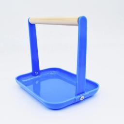 Papagaios pássaro playground poleiro ginásio suporte com bandeja cocô plástico acessórios para pássaros - Image 3