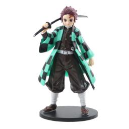 Anime 16cm demon slayer figura kamado tanjirou nezuko figuras de ação pvc modelo brinquedos zenitsu estatueta inosuke kimetsu não yaiba - Image 4
