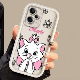 Capa para Celular Disney-Marie Cat Art, Macia, Escada, Arte, Xiaomi, Redmi Note 12, 11, 10, 9, 8, 7, K50, 40, 30, 20, 12C, 12, 10A, 9A, 9C, pro, 5G, 4G - Image 4