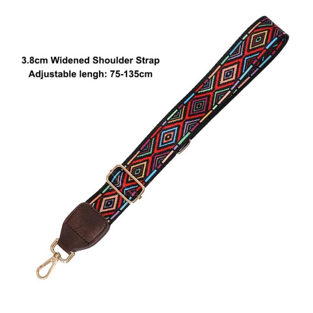 Alça de Ombro Ajustável para Bolsa Crossbody: Carteira Colorida Elegante e Bandagem Substituível para Acessórios Femininos