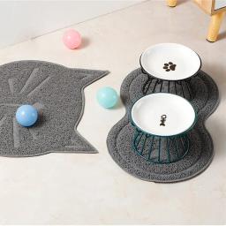 Tigela de cerâmica para animais de estimação, tigela de metal para gato, tigela de cerâmica para alimentação, lanche, prato de comida enlatada, anti-espondilose cervical, bacia de alimentos - Image 2