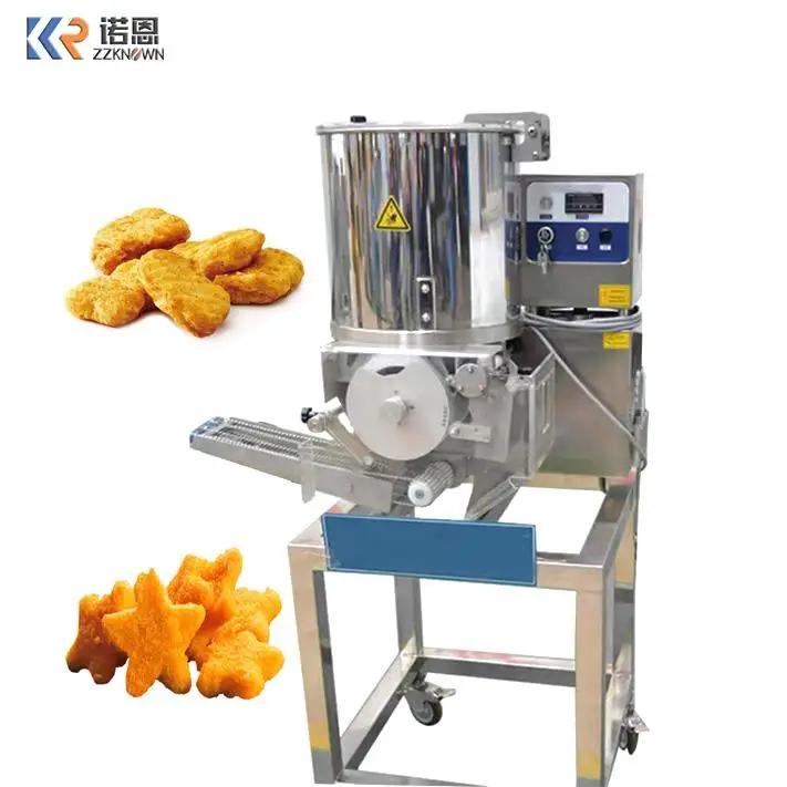 Linha de produção automática hambúrguer patty formando máquina carne torta fabricante de frango nugget que faz a máquina - Image 1