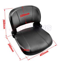 Drift Trike Go Folding Almofada do assento, PU Leather Density Foam, confortável para Kart ATV Buggy, substituição da sela do carro, tamanho S - Image 1