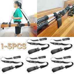Portátil Ski Borad Carry Strap, Pólo de esqui ajustável, Leash Transportadora de Mão Ombro, Acessórios Esportivos ao ar livre, 1 a 5Pcs - Image 1