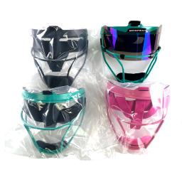 Viseiras de proteção de cabeça de beisebol para mulheres e meninas, máscara facial softball, chin pad, óculos escuros, campo de defesa, protetor facial, antisuor - Image 2