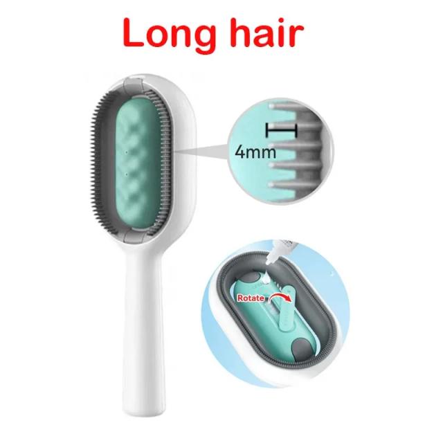Pente Flutuante para Depilação com Toalhetes Descartáveis - Acessório Ideal para a Higiene de Cães e Gatos