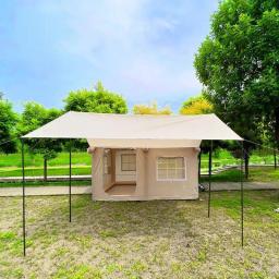 Barraca de acampamento exterior impermeável, cabine luxuosa, barracas Terylene, cabine - Image 2