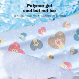 Almofada De Refrigeração Automática Pet, cama Do Cão Respirável, Colchão, Almofadas De Gel Auto-Condensação - Image 5